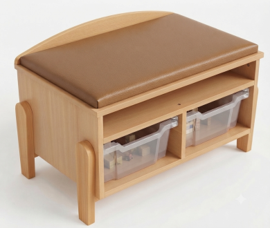 Banc avec rangement sous assise k'briol